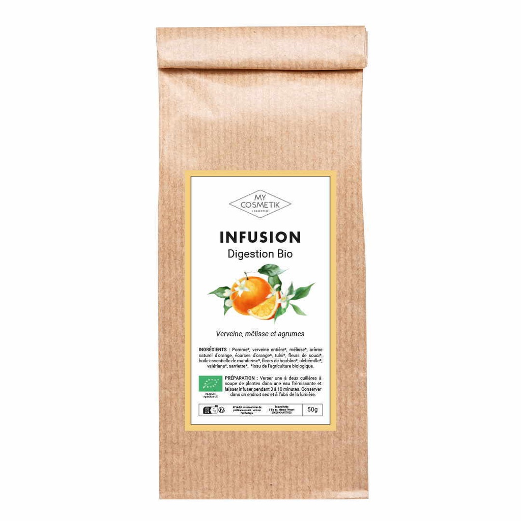 Infusion Digestion Bio (Verveine, mélisse et agrumes)